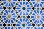 Moorish handcraft, wall tiles in the Alhambra
