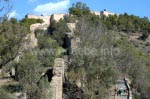 View to the ruins of the Castillo de Gibralfaro