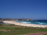 View to the Bondi Beach