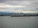 The skyline of Vancouver under a cloudy sky