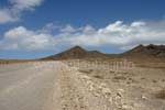 Piste drive to Puerto de la Cruz through a stony area
