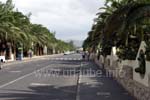 The main road of Costa Palma