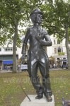 Monument of Charlie Chaplin at the Leicester Square