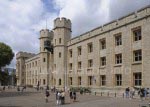 Waterloo Barracks with the crown jewels collection