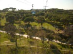A view from the funicular over a part of the Casa de Campo