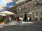 The pedestrian areas Calle de Tetuan and Calle Arenal