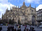 The mighty cathedral of Segovia