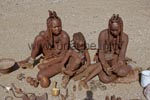 Himba women with souvenirs
