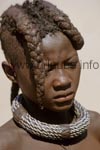 Himba girl with typical hairstyle