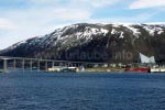Tromsø bridge to the Arctic Sea Cathedral