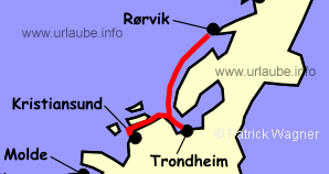 Map Trondheim