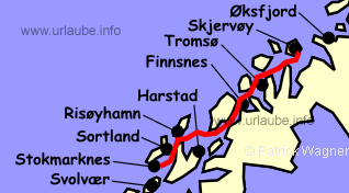 Norway map northwest