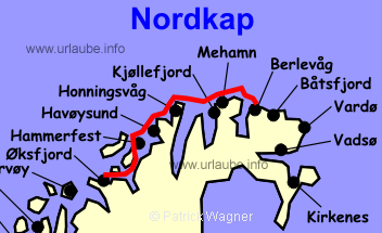 Map North Cape