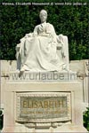 In the Volksgarten, the Empress Elisabeth still enthrones with her monument.