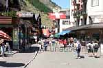 Main station street of Zermatt